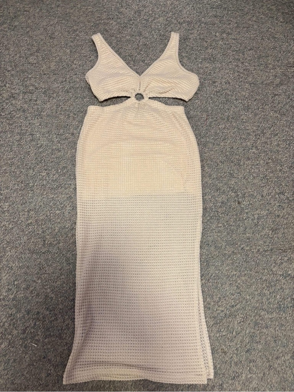 Cream Knit Dress